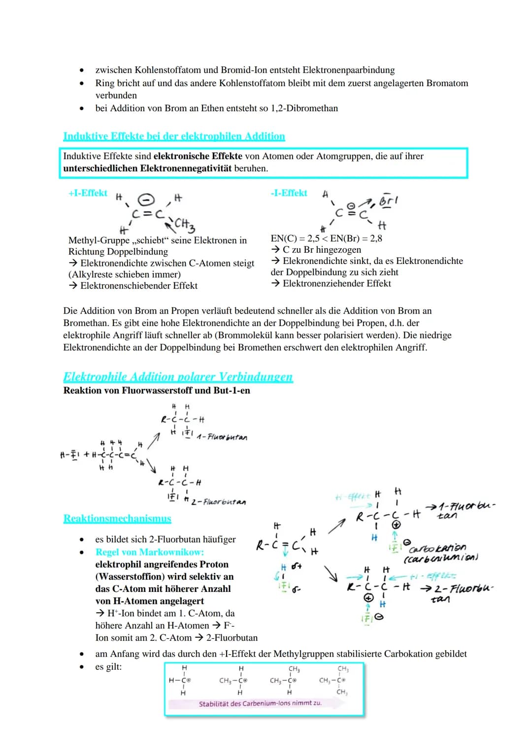 Alkane als einfachste Kohlenwasserstoffe
Stellung des C-Atoms:
● 2 Außenschalen
4 Valenzelektronen
Eigenschaften aus PSE:
6 Elektronen und P