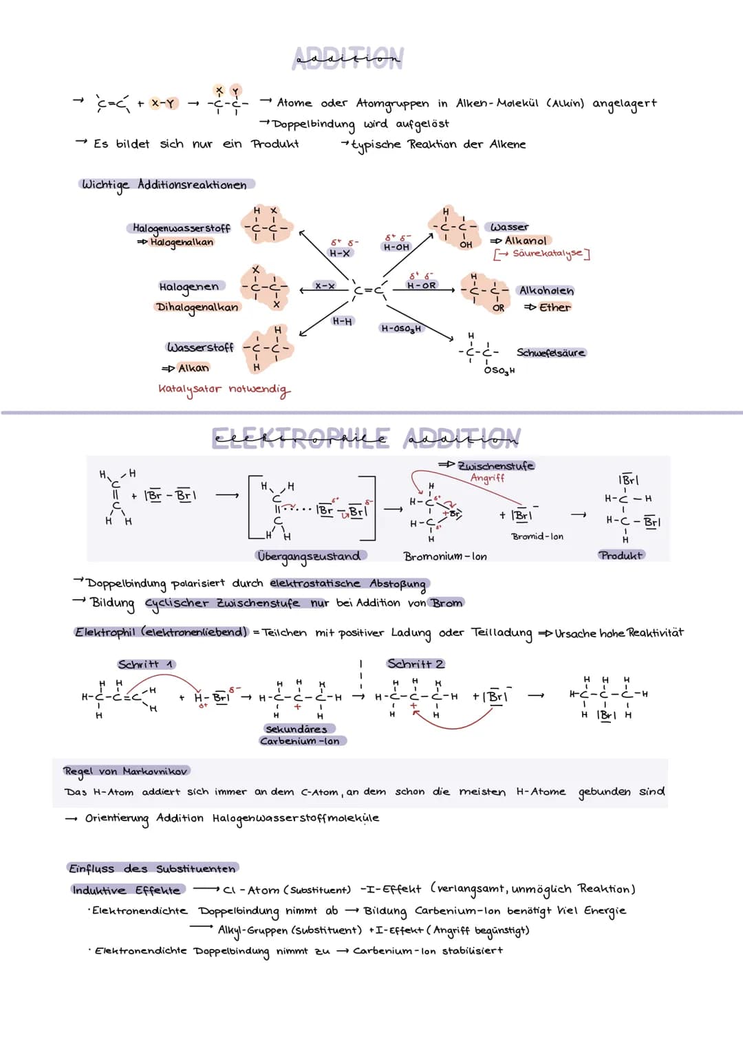 Alkane
CnHentz
Schmelz -und Siedetemperaturen
unpolare Moleküle
C-C
-van-der-Waals-Kräfte
↳ nehmen mit Kettenlänge zu
→Lipophil, hydrophob u