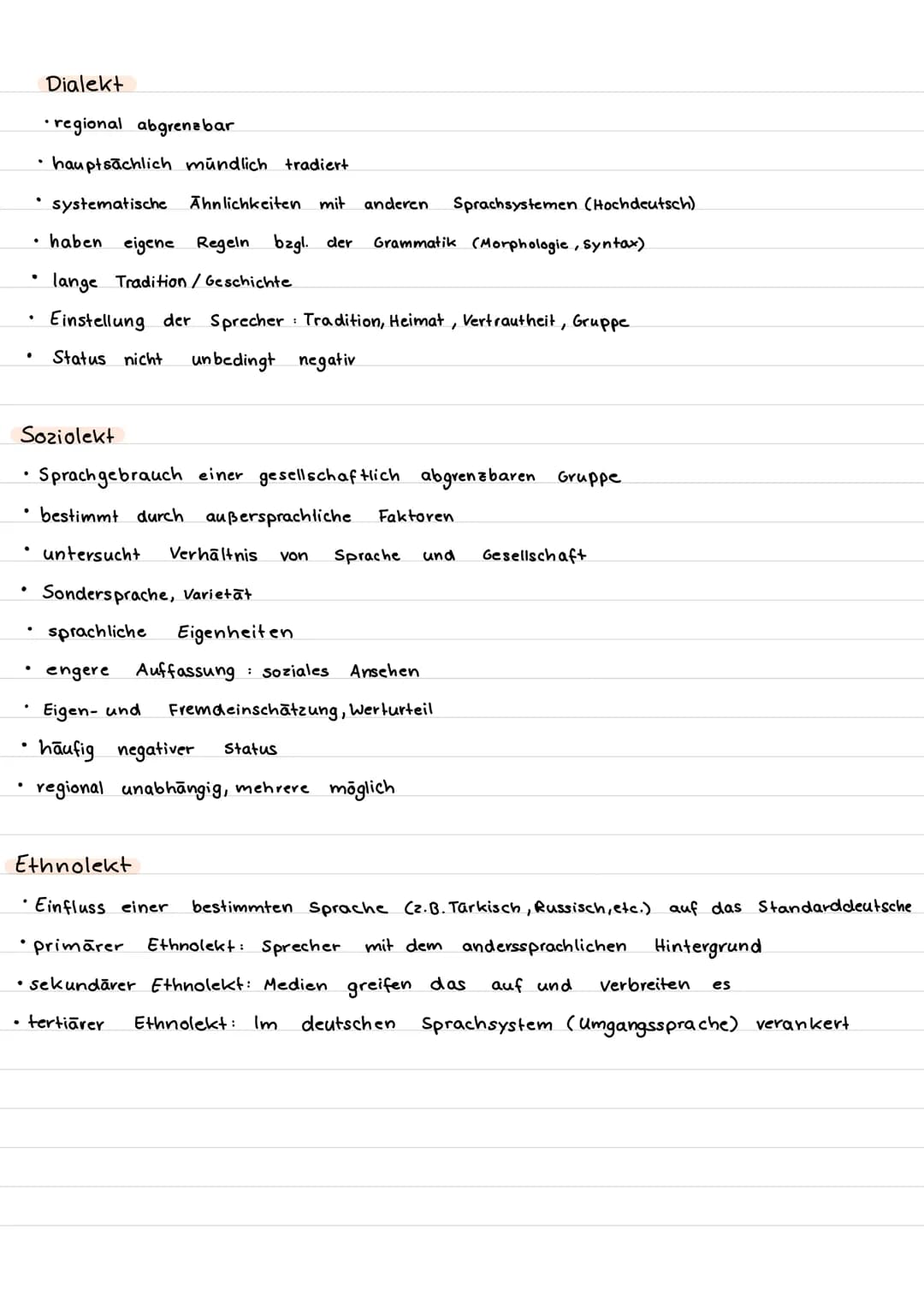 ●
.
.
• systematische Ähnlichkeiten mit anderen Sprachsystemen (Hochdeutsch)
• haben eigene Regeln bzgl. der Grammatik (Morphologie, Syntax)