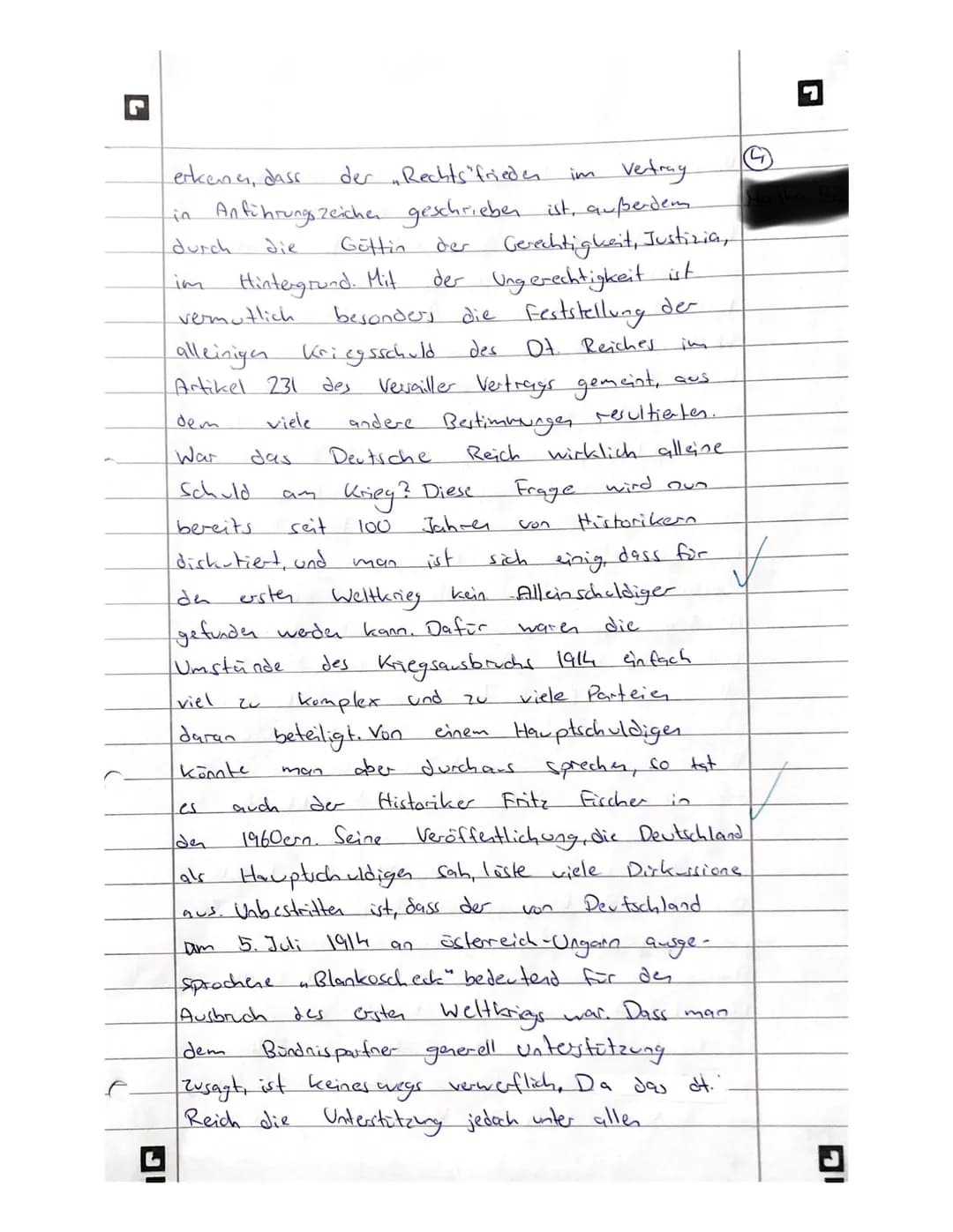 Klausur Geschichte Leistungskurs 12/1
Erster Weltkrieg -
Erlaubte Hilfsmittel: Wörterbuch der deutschen Rechtschreibung, Historischer Weltat