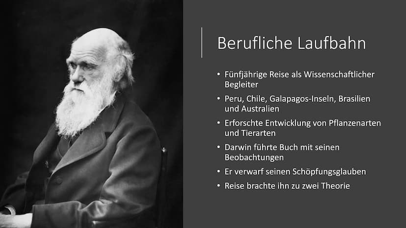 Charles Darwin
Von Pouya Afzali Tari Übersicht
●
●
Kurzbiografie
Abstammungstheorie
Evolutionstheorie
→Beispiele
Reaktionen
Quellen Herkunft