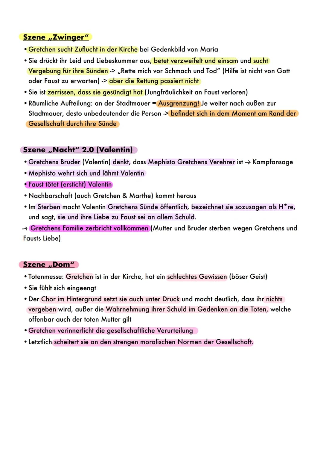 Achtung: die Reihenfolge der ganzen Szenen hier entspricht nicht der
Szenenreihenfolge wie sie im Buch ist! :)
meine Aufzeichnungen waren et