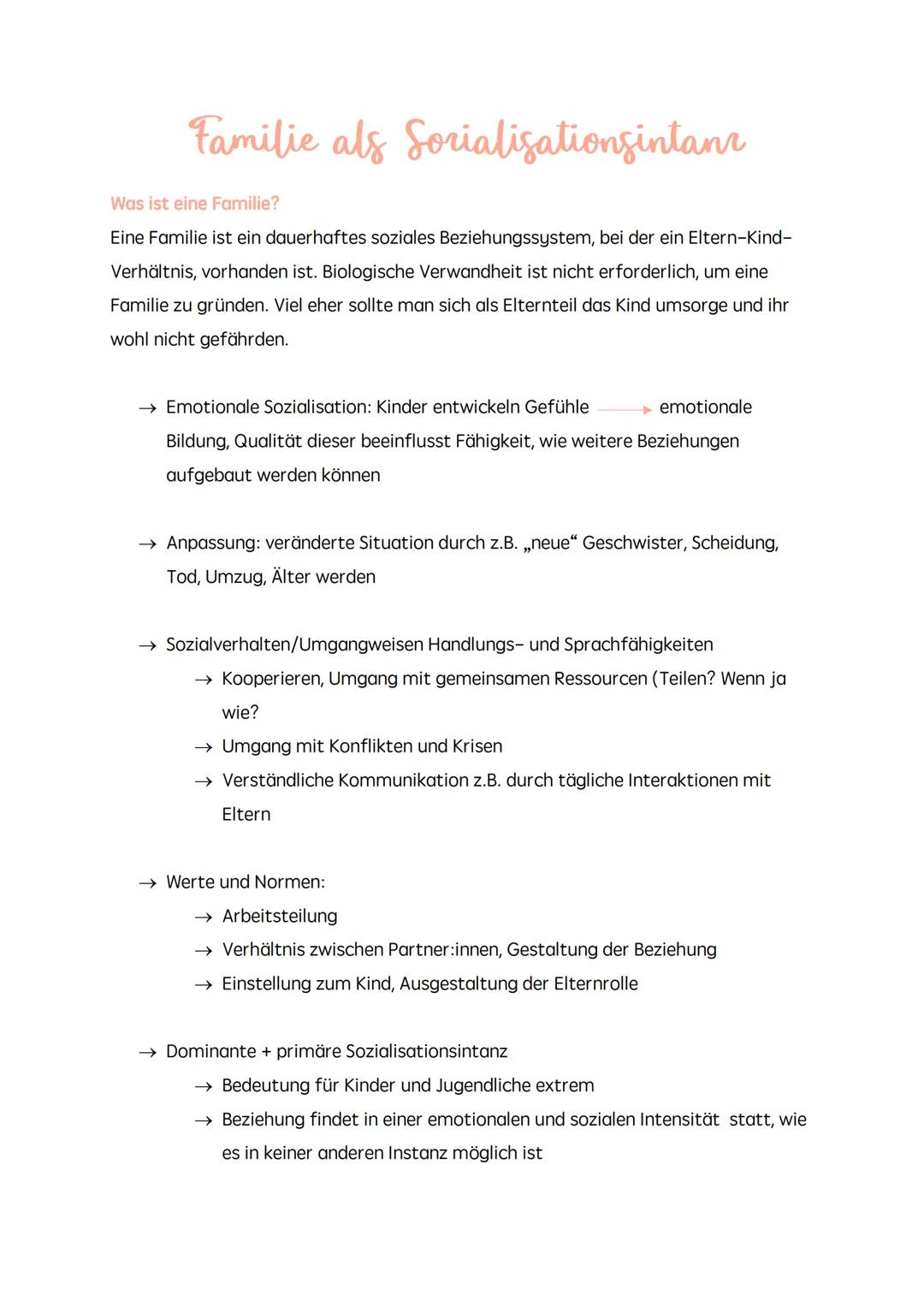 E2
Soziologie
# Sorialisation

→ Lebenslanger Prozess → weder räumlich noch zeitlich begrenzt

→ Findet dann statt, wenn Individuen soziale 