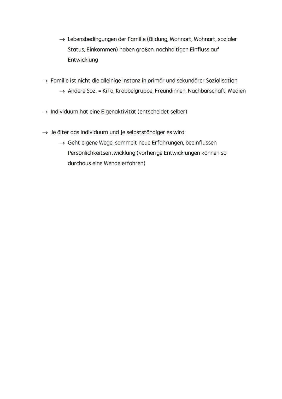 E2
Soziologie
# Sorialisation

→ Lebenslanger Prozess → weder räumlich noch zeitlich begrenzt

→ Findet dann statt, wenn Individuen soziale 