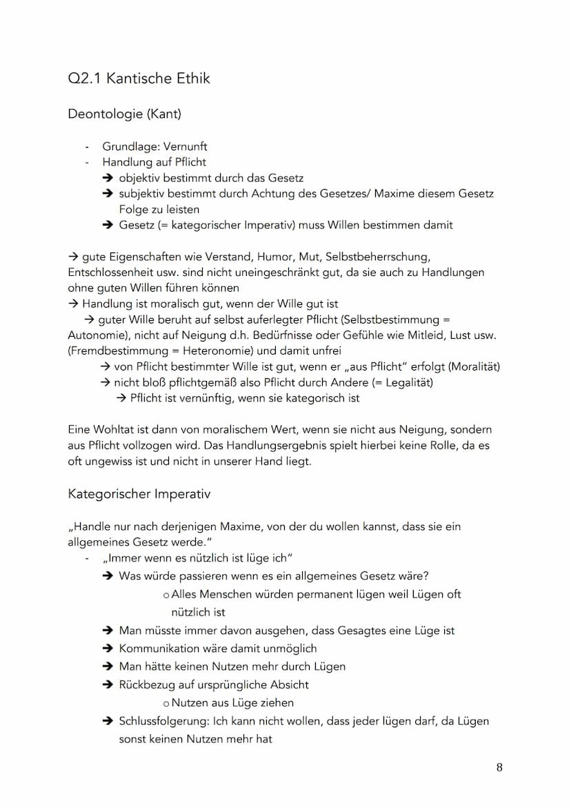 Q1.1 Anthropologische Grundpositionen
Menschenbilder
Natur-/ Triebwesen
Descartes
Kant
Wille kann nicht gezwungen werden
2 Gedanken der Seel
