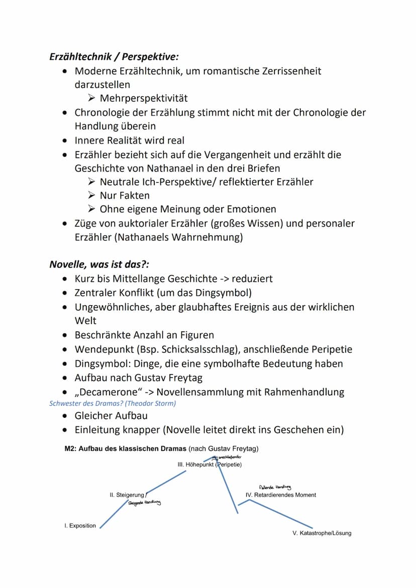Deutsch Vorabi 28.02.2023
Themen:
o Buch ,,der Sandmann"
➤ Figuren
➤ Inhalt
Motive im Buch
► Epoche Romantik
> Erzähltechnik / Perspektive
o