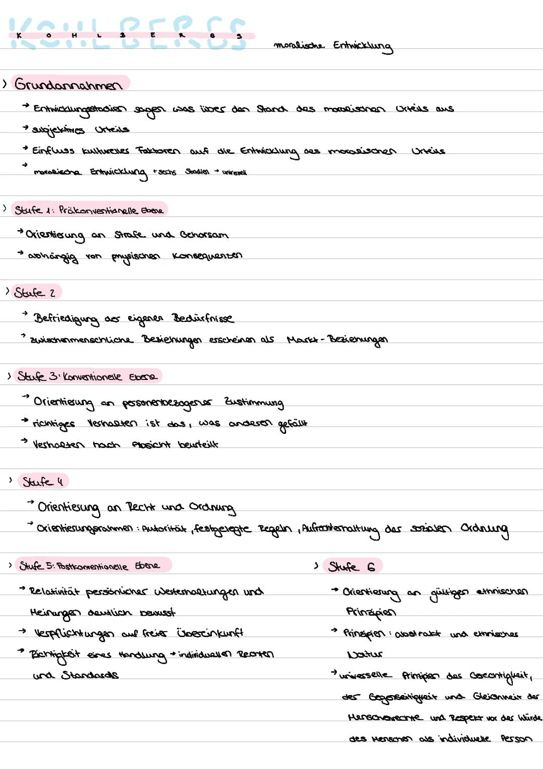 Kohlberg Moralentwicklung einfach erklärt – Stufenmodell, Tabelle und Beispiele