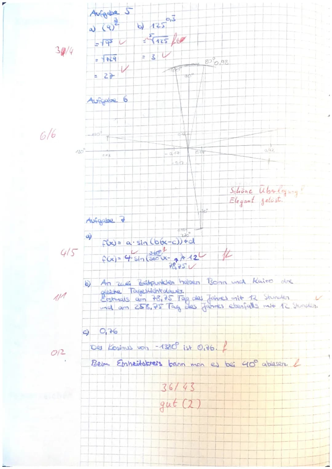 Aufgabe 1:
Löse die folgende Gleichung. Dokumentiere deinen Lösungsweg mit der Wurzelschreibweise!
x³ = 64
Aufgabe 2:
Vereinfache mit Hilfe 