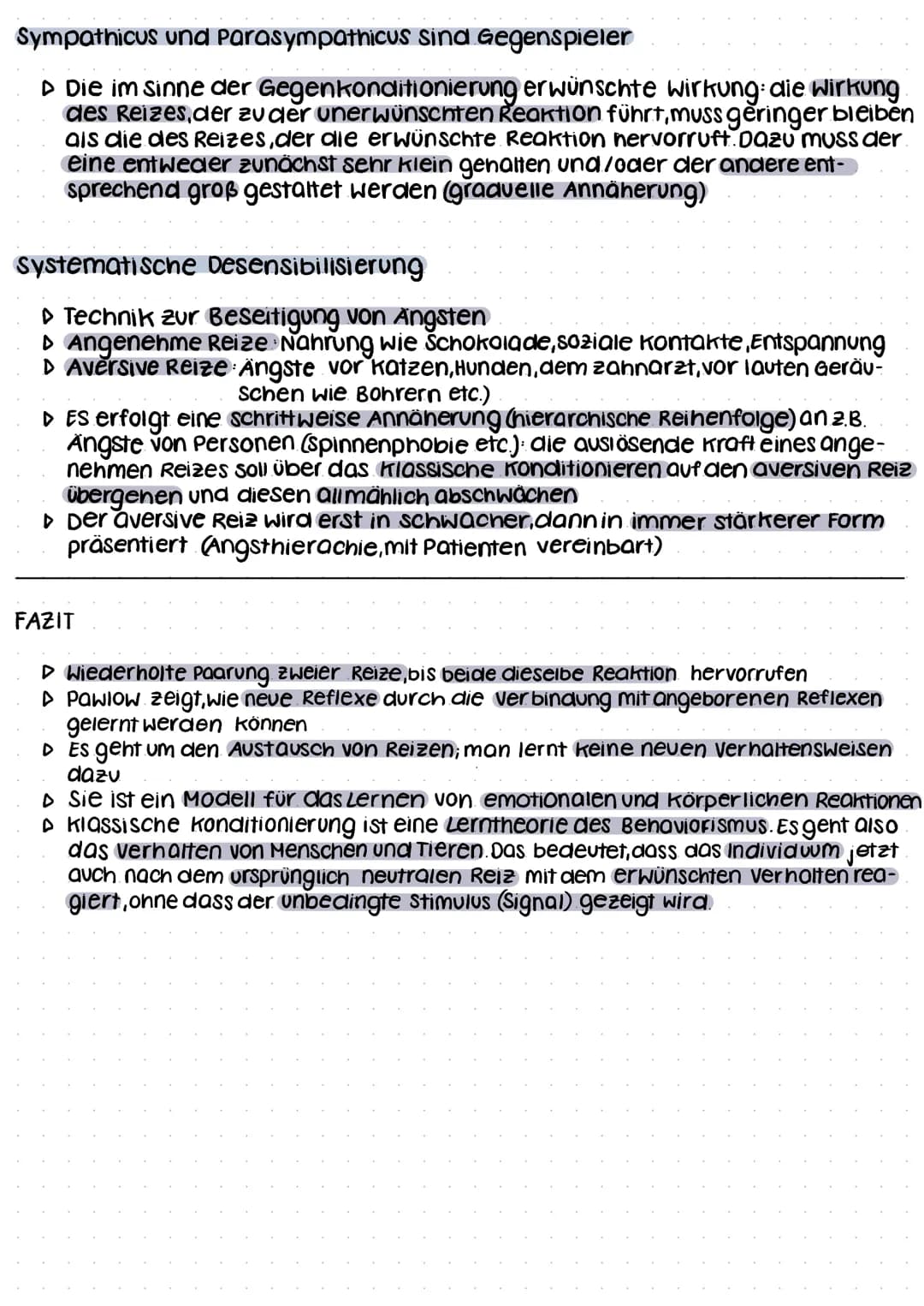 Die Klassische Konditionierung.
AIS Klassische Konditionierung bezeichnet man den Prozess der wieder-
holten Kopplung eines neutralen Reizes