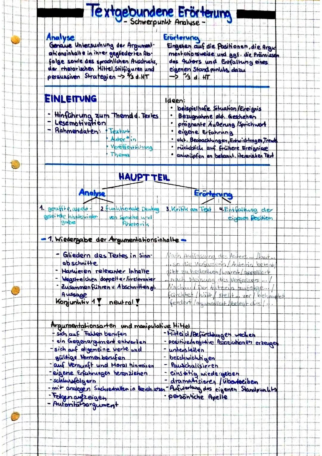 Wie schreibt man eine gute Deutsch-Klausur? 💡 Textgebundene Erörterung: Musterlösungen, Übungen & Beispiele