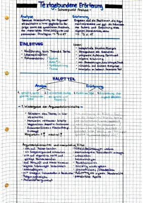 Know Textgebundene Erörterung | Schwerpunkt Analyse thumbnail