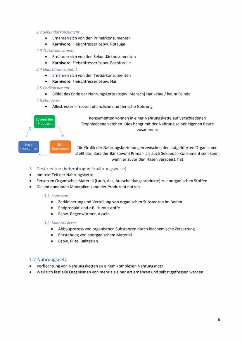 Inhalt
1. Ökologische Grundbegriffe.
2. Abschnitte Fließgewässer.....
3.
Biologie Abiturvorbereitung
Ökologie
2
2.1 Definition Fließgewässer