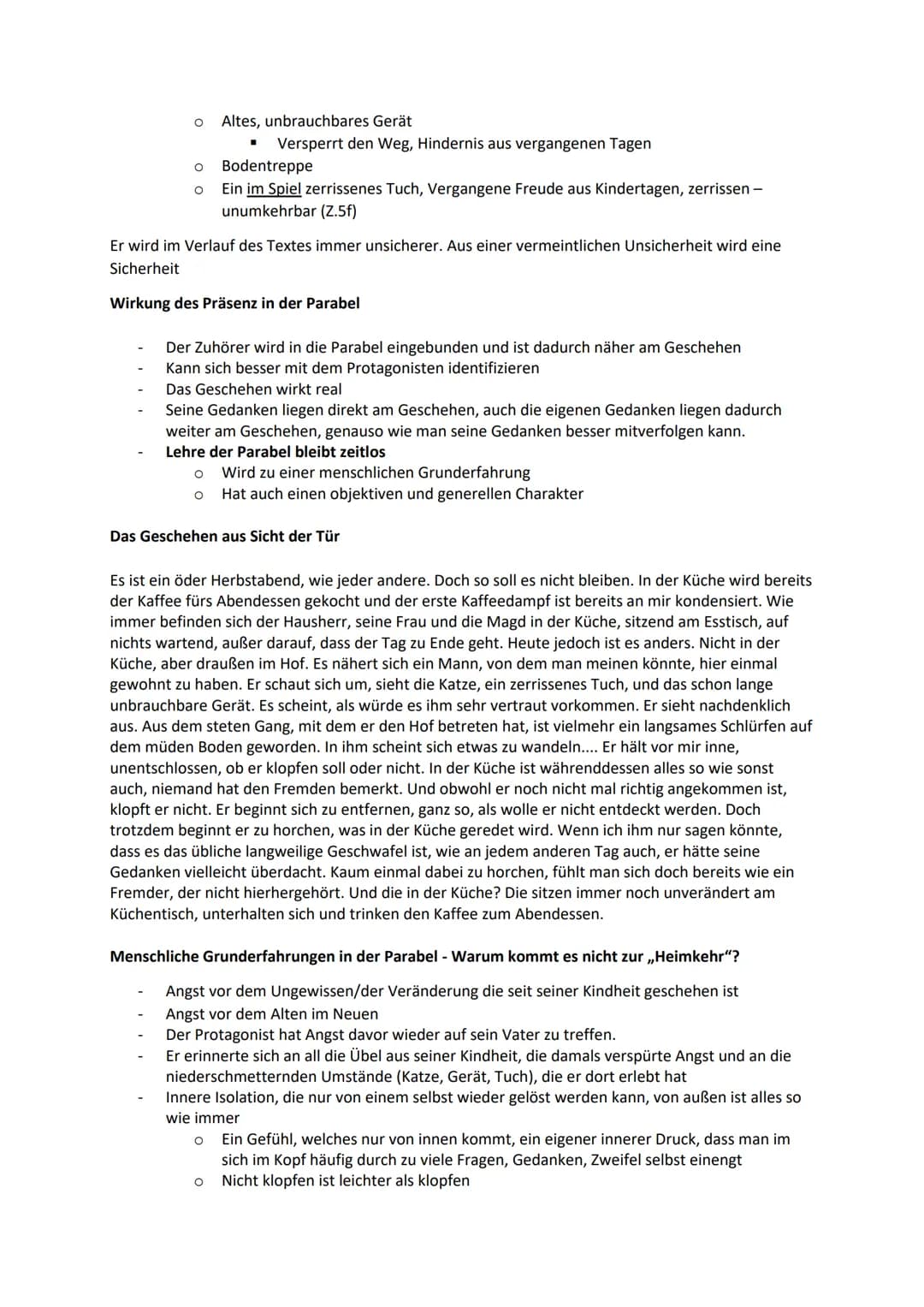 Franz Kafka
Assoziationen mit dem Wort ,,Heimkehr"
-
Heimkehrerlebnis des Ich-Erzählers
Heimkehr
Rückkehr in die Heimat, zu vertrauten
Dinge