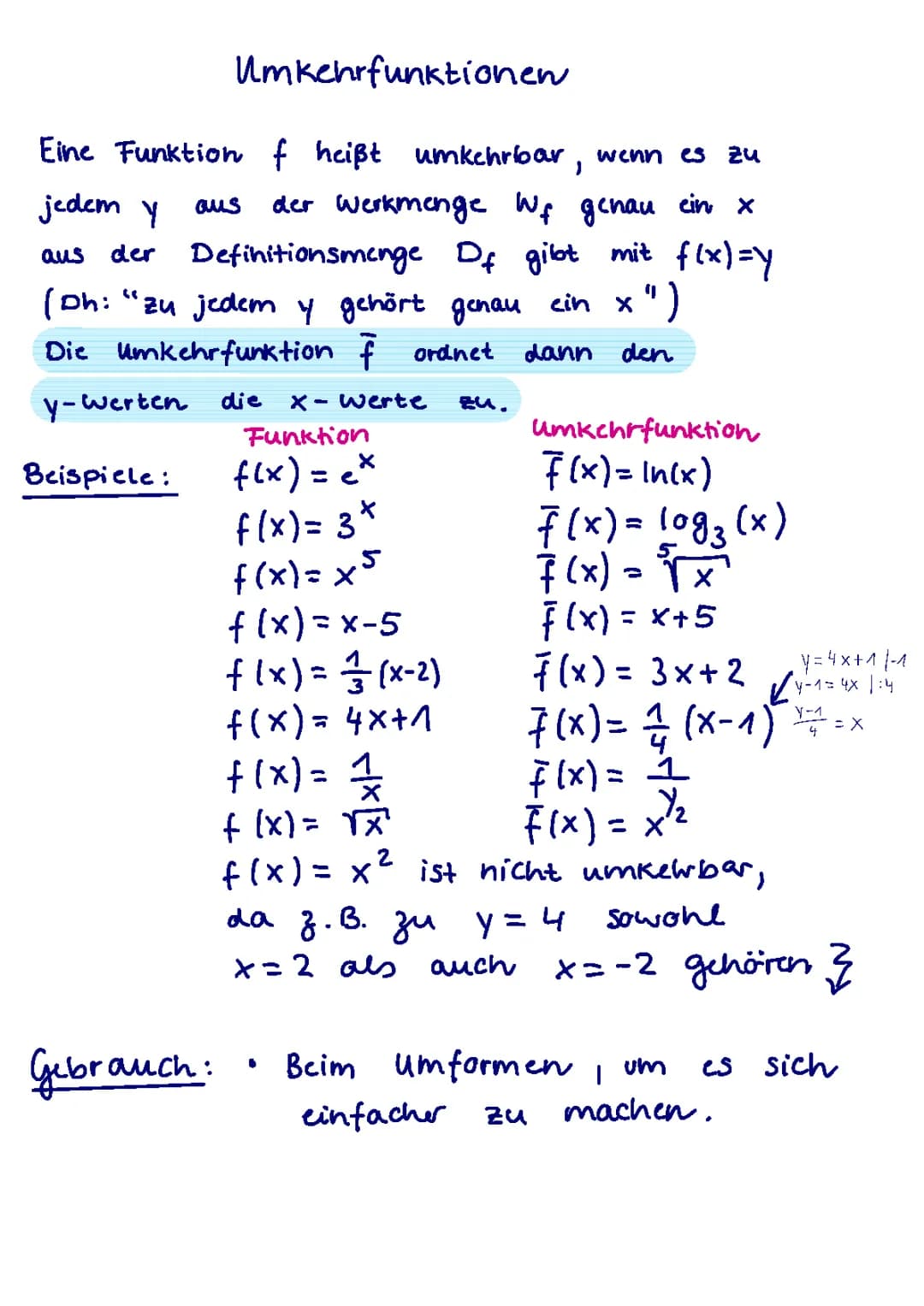 Vorabi Mathe LK Lernzettel