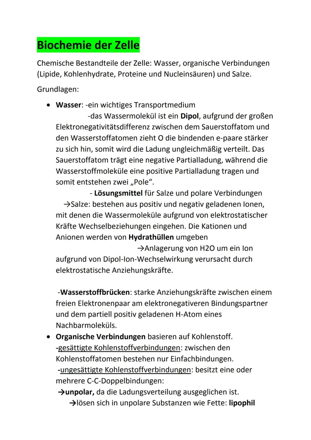 Bio Klausur 1 Q1
Themen:
• Kennzeichen des Lebendigen
Biochemie der Zelle
Prokaryoten, Eukaryoten
Endo- und Exocytose
●
• Endosymbiontentheo