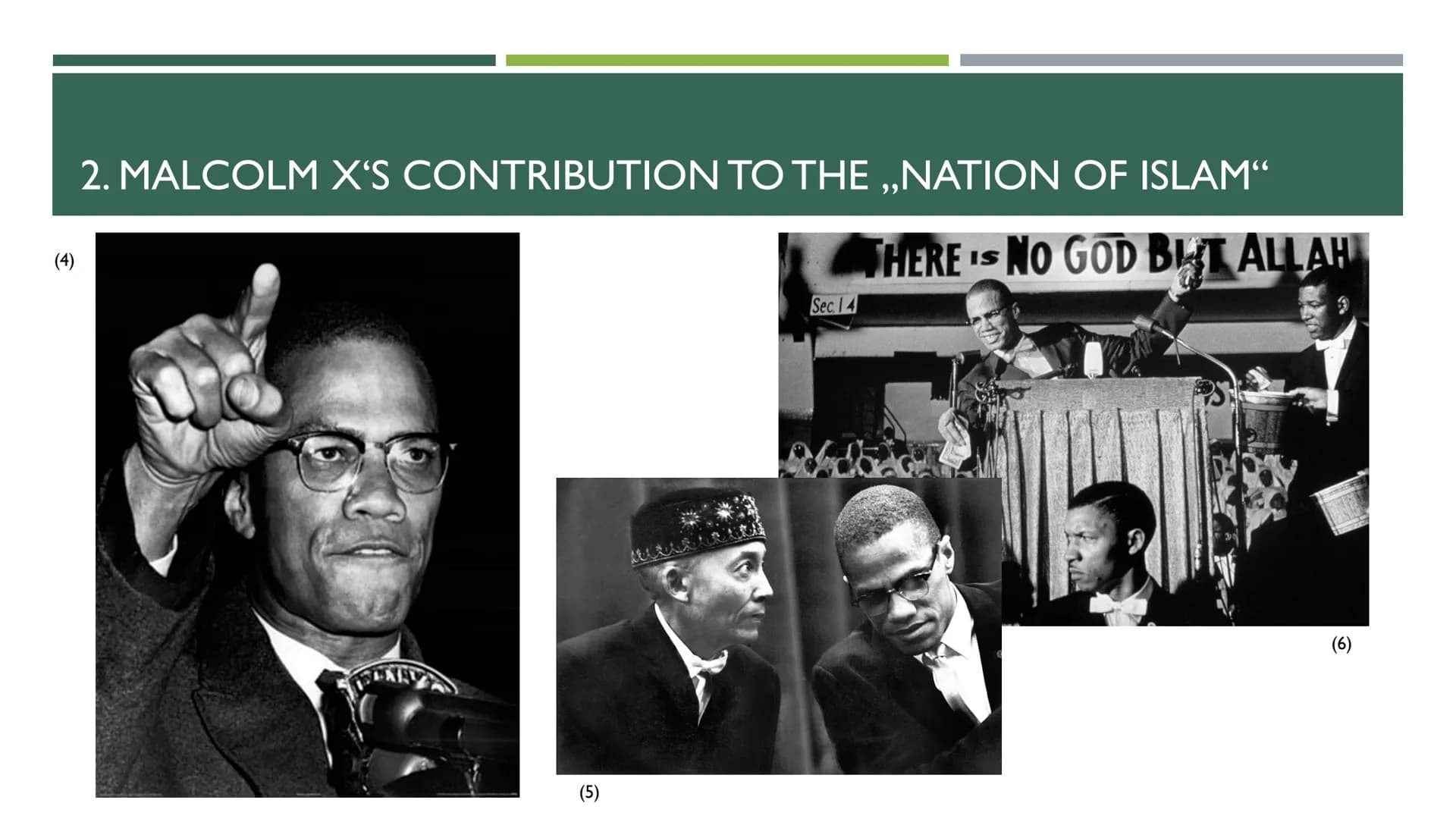 MALCOLM X
CIVIL RIGHTS ACTIVIST AND REVOLUTIONARY STRUCTURE OF THE PRESENTATION
1. Who was Malcolm X? - his biography
2. Malcolm X's contrib