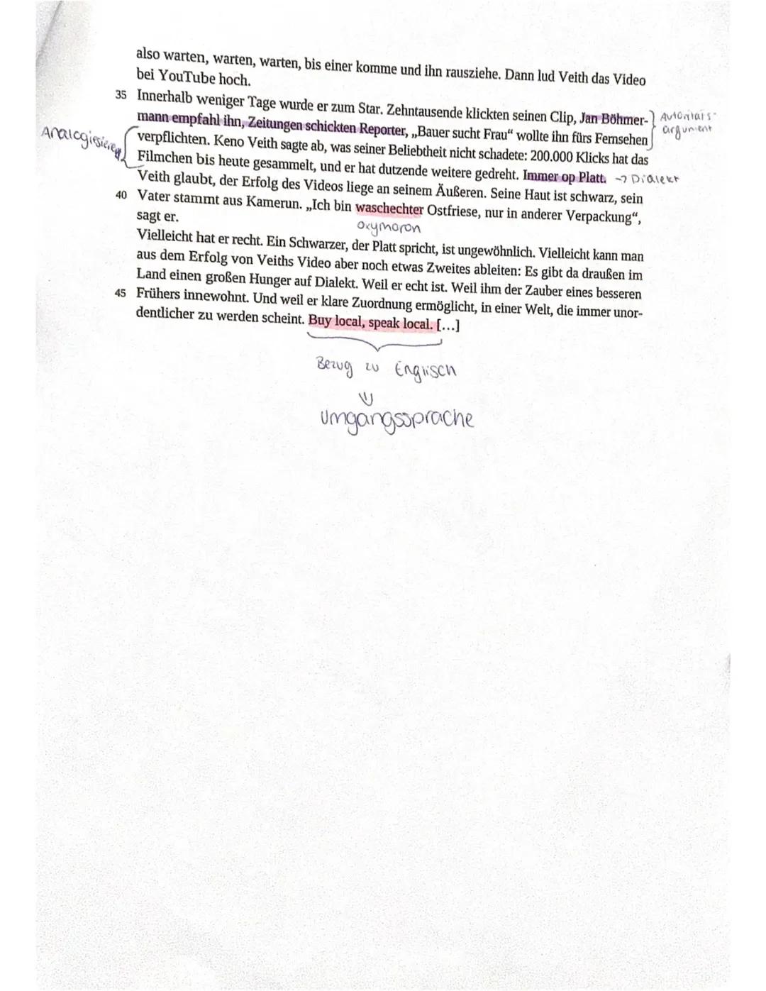 Erwartungshorizont für
a)
1
2
Darstellung
Note:
urt, Datum
Johanna
Der Schüler/die Schülerin
formuliert eine aufgabenbezogene Einleitung.
fo