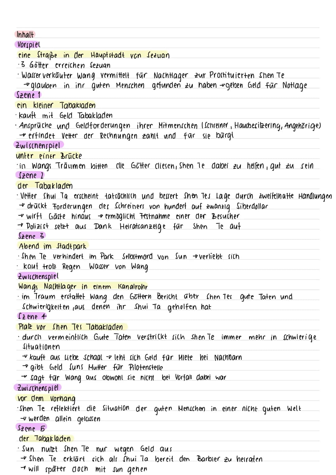 Der gute Mensch von Sezuan Der gute Mensch von Sezuan
Zeitg eschichtlicher Hintergrund
It krieg
Sorge gilt dem einzelnen Menschen, dessen Si