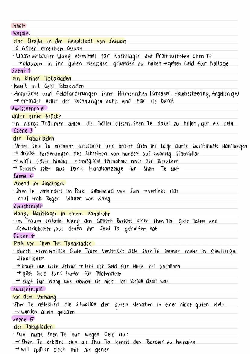 Der gute Mensch von Sezuan Der gute Mensch von Sezuan
Zeitg eschichtlicher Hintergrund
It krieg
Sorge gilt dem einzelnen Menschen, dessen Si