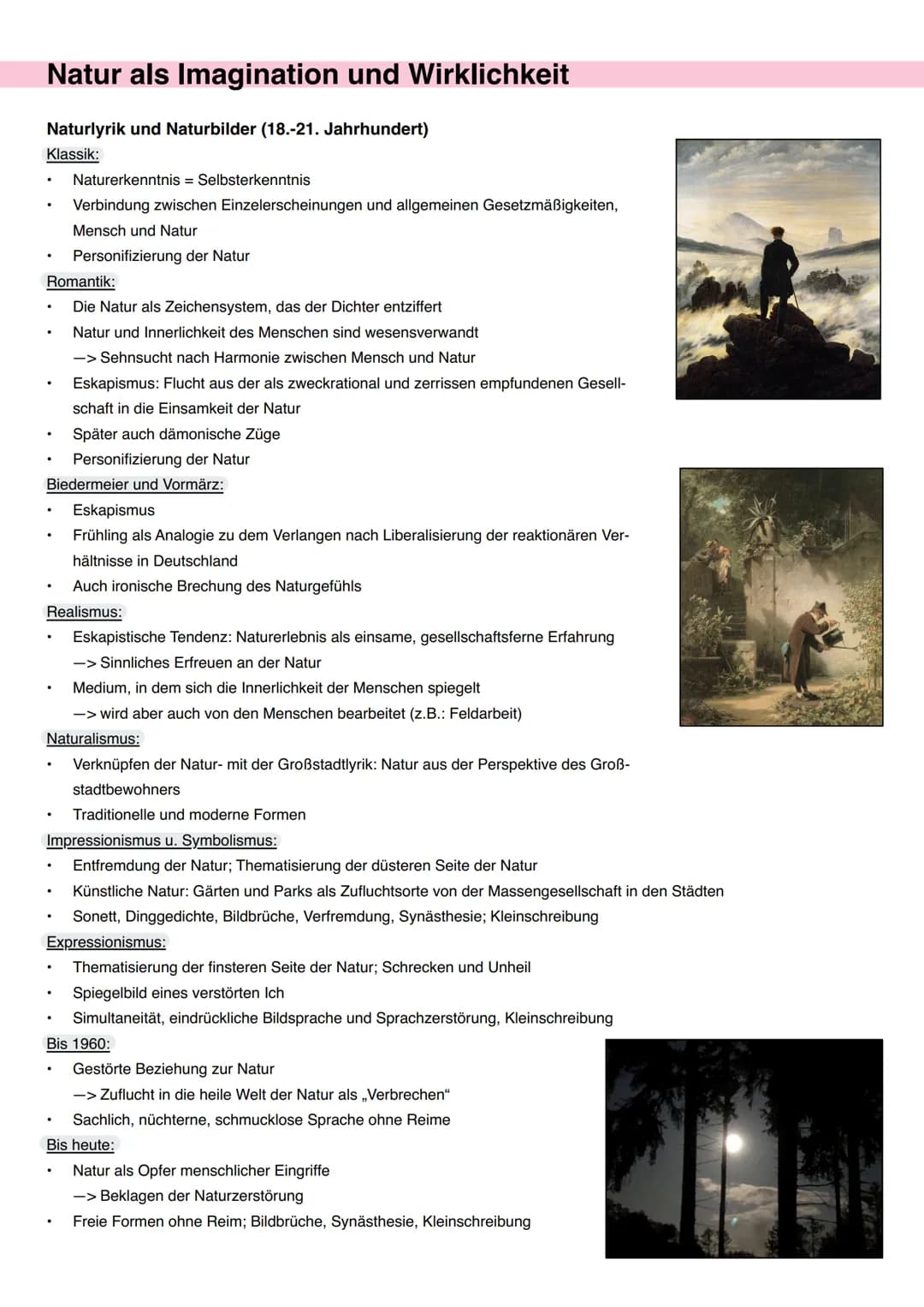 Epochenumbruch 18./19. Jahrhundert
Literarische Texte:
Dramatik:
Darstellende Dichtung (= eine Handlung wird gespielt)
Kein Erzähler, stattd