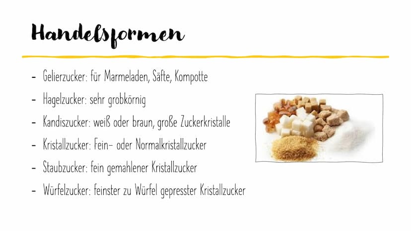 Stoffe mit Süßgeschmack
Judith Hofmann STOFFE MIT SUBGESCHMACK
Übersicht Stoffe mit Süßgeschmack
Es gibt verschiedene Arten von Stoffen mit 