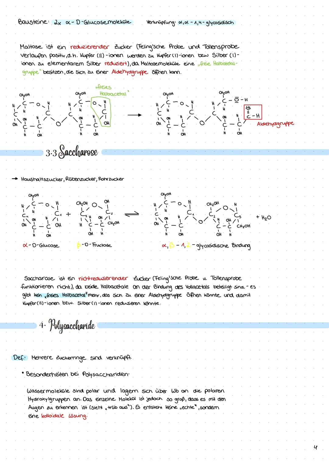 W
B
Nachweis von: Kohlenstoff-, Wasserstoff-, Sauerstoffatomen
D
KOHLENHYDRATE
B
1. Elementare. Zusammensetzung (Nachweisversuche
Erhitze ei
