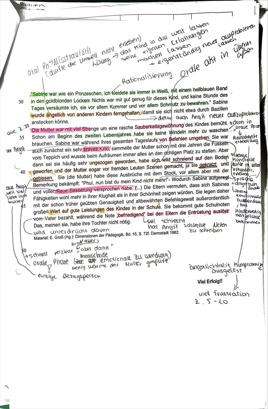 S
2
•Behandlung
• auf j².
jz
.
=
f
10
uschnell
verzbar
• Einleitung
Instanzen me 2. Analysieren Sie Sabines Entwicklung mit Hilfe des psycho