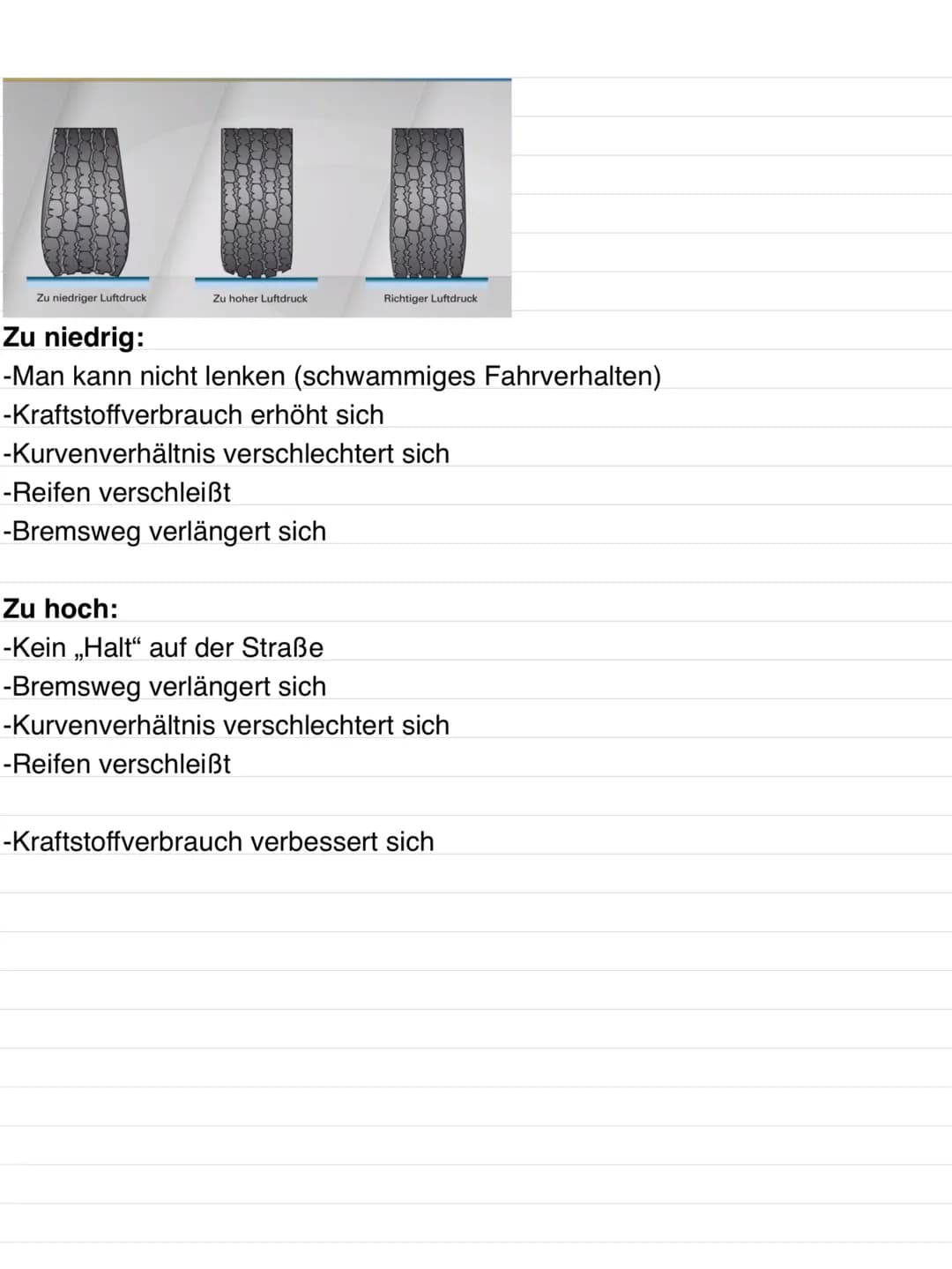 Thema 13
Technische Bedingungen/umweltbewusster Umgang mit
Kraftfahrzeugen
10
Betriebssicherheit - Checkliste
Wasser
Oel
Luft
Kraftstoff
Ene