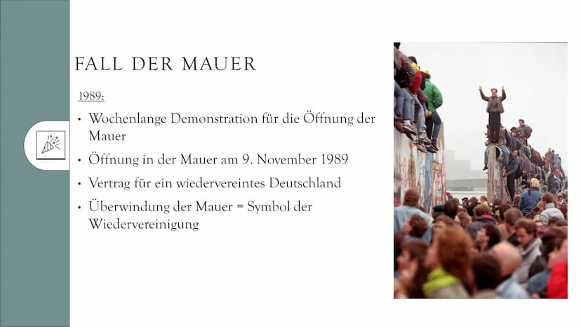 MAUERBAU
1961
Amelie und Leoni
THE NEW GLIEDERUNG
?
WARUM WURDE
DIE MAUER
GEBAUT ?
A
FOLGEN DES
MAUERBAUS
?
WER HAT DEN BAU
VERANLASST ?
FAL