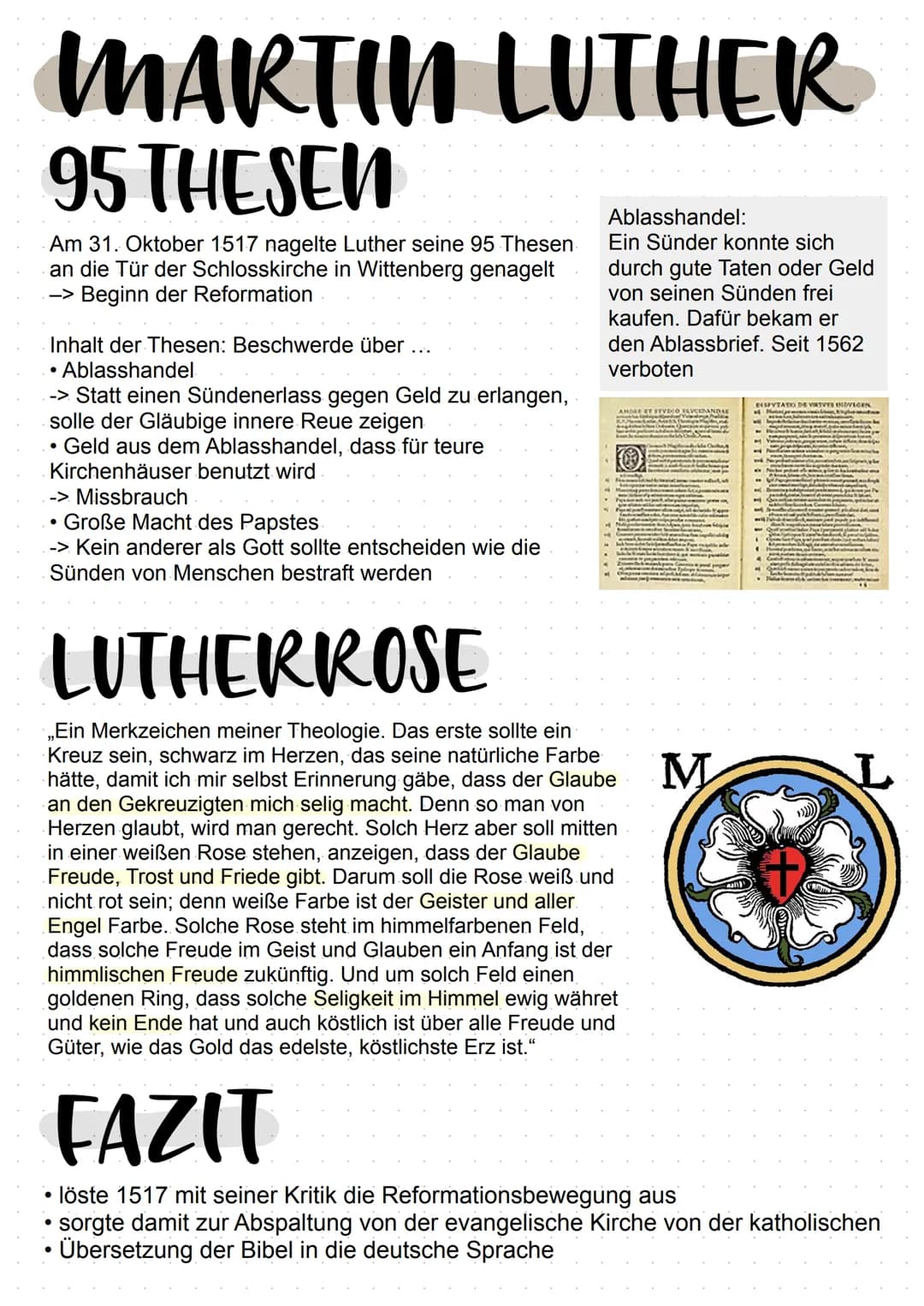 MARTIN LUTHER
• Geboren: 10.11.1483 in Eisleben
Gestorben: 18.02.1546 in Eisleben
Geburtsname: Martin Luder (später
Namensänderung „Luther“)