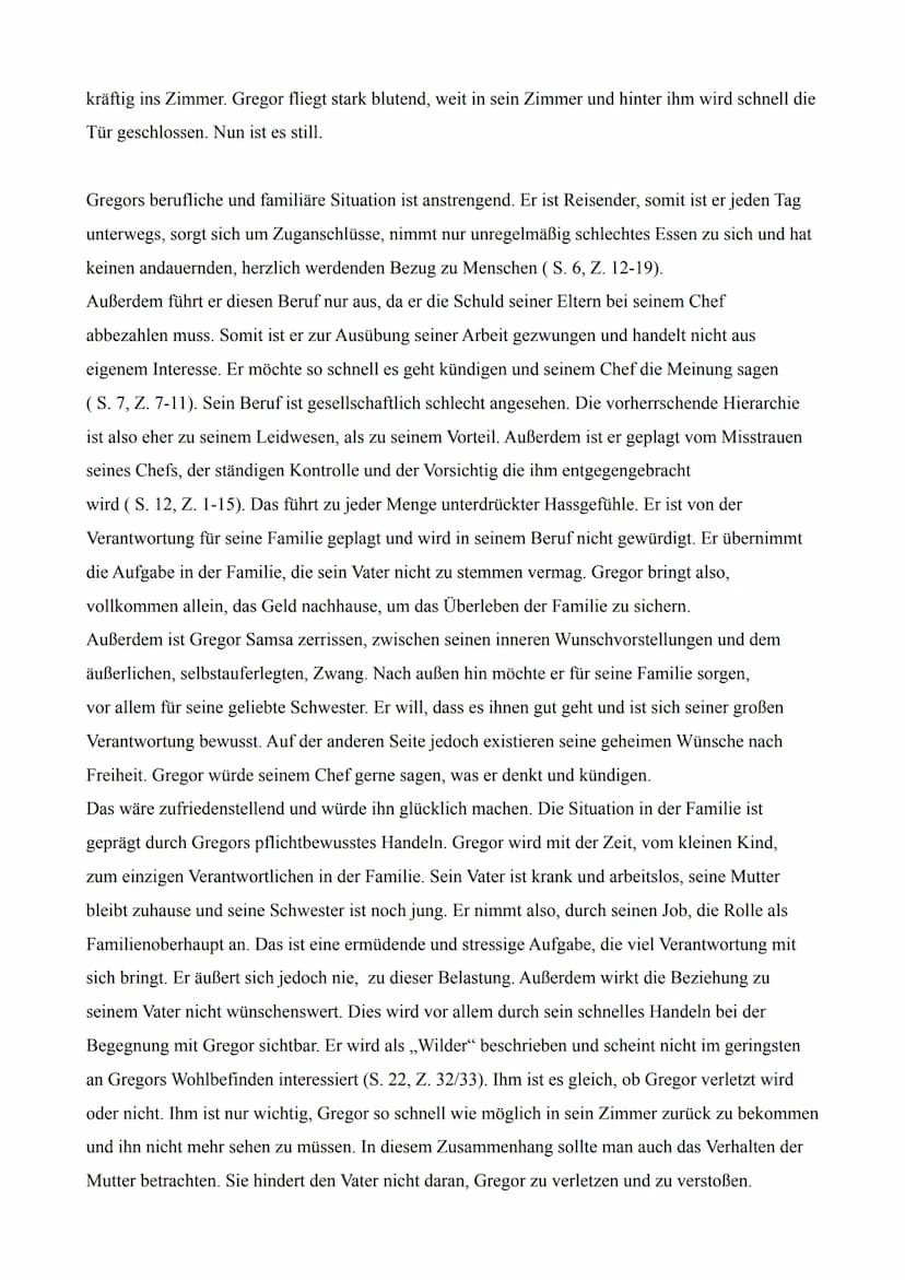 Lara - Klausurersatzleistung
18.Dezember 2020
In der Erzählung „Die Verwandlung", die Franz Kafka 1912 verfasste und die 1915 erstmals im
Ku