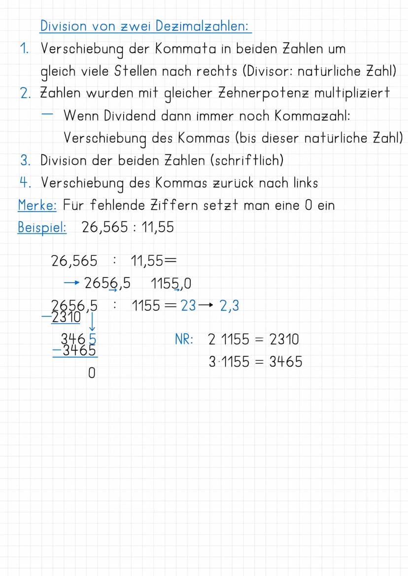 Dezimalzahlen / -brüche
Dezimalbruch
auch: Zehnerbruch
Bruch, in dessen Nenner 10 oder eine Potenz
von 10 steht (bspw. 100, 1000, etc.)
Nenn