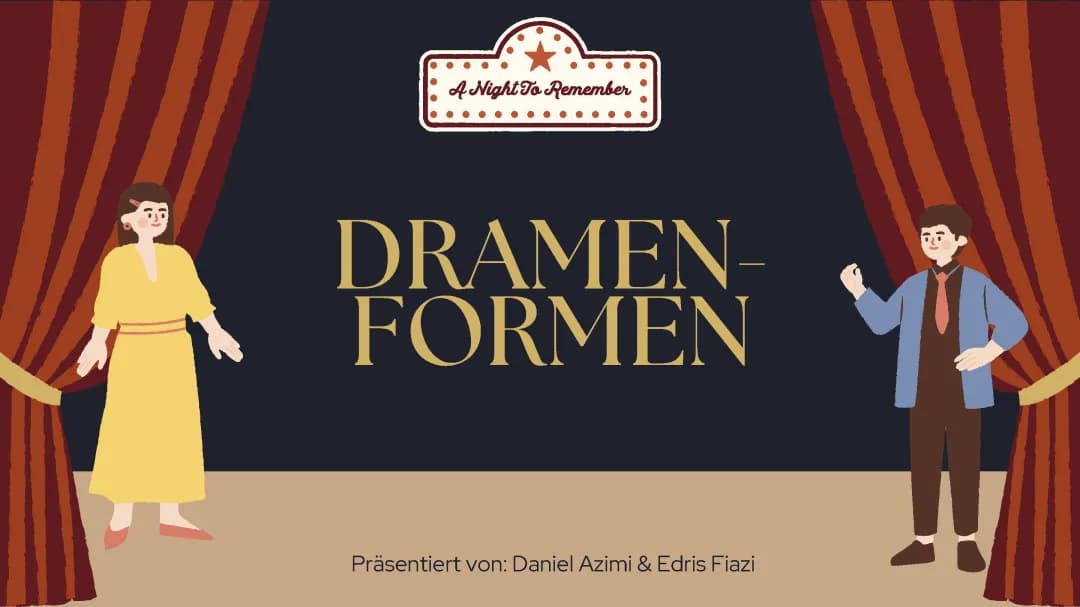 Dramenformen