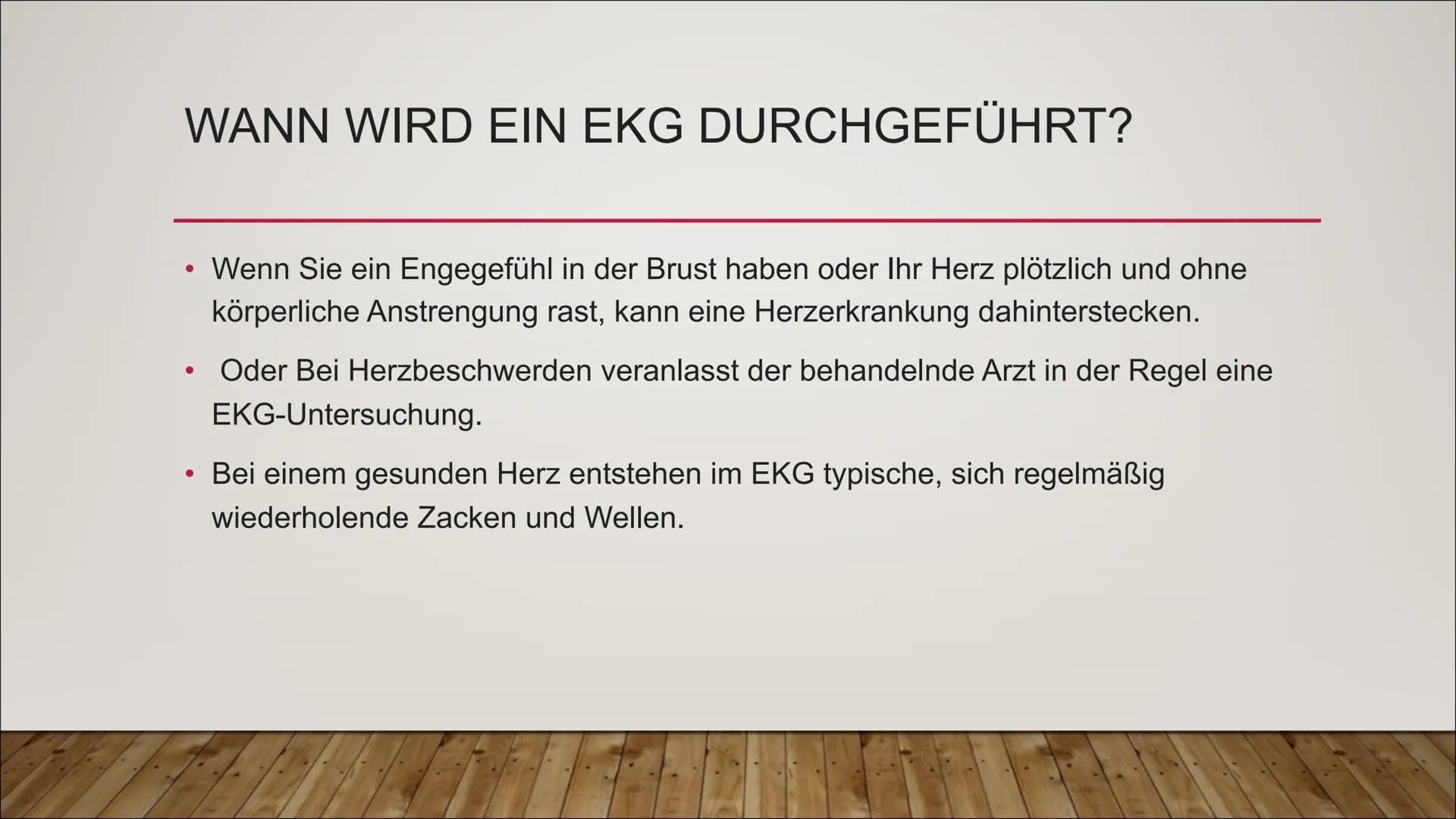 Das EKG
Vorhof- und Kammerflimmern
AV-Blöcke
Marcel, Joshua und Celina S. EKG (ELEKTROKARDIOGRAMM) -
HERZSTRÖME MESSEN
●
Das Herz ist ein Mu