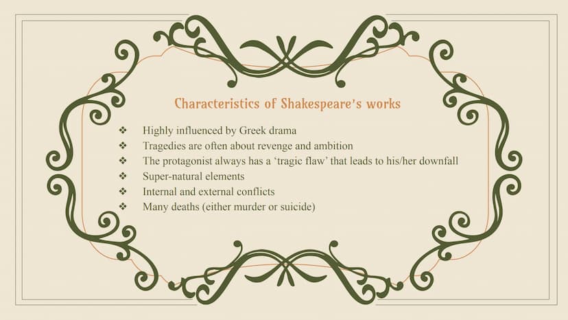 WILLIAM
SHAKESPEARE
1564-1616 TABLE OF CONTENTS
01 Shakespeare's life
02
His works
Sonnets, tragedies, comedies,
history plays and their
cha