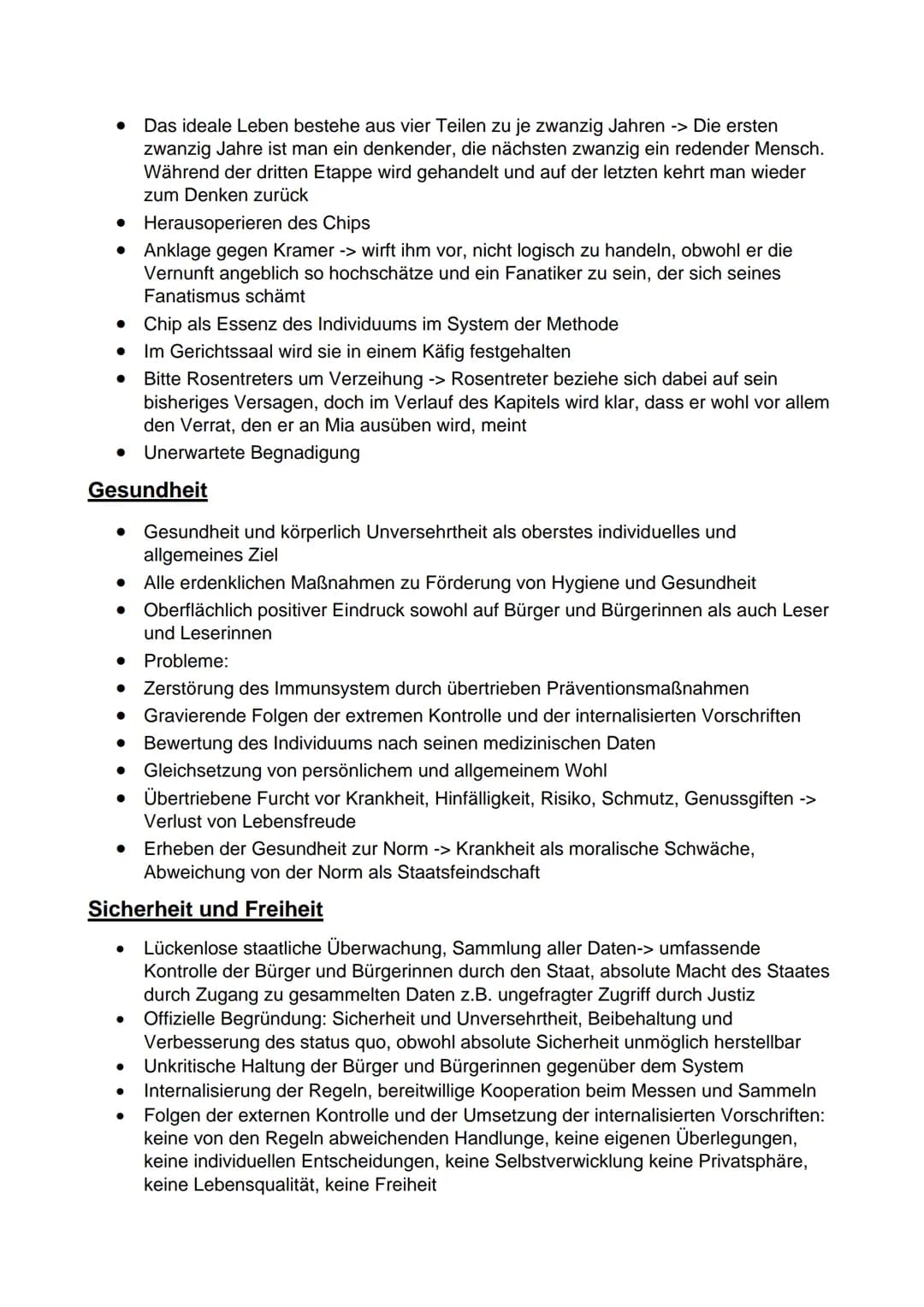 Zusammenfassung
●
●
●
• Verhandlung wird durch Journalist Heinrich Kramer unterbrochen -> interessiert am
Fall Mia Holl
•
Bürger müssen Schl