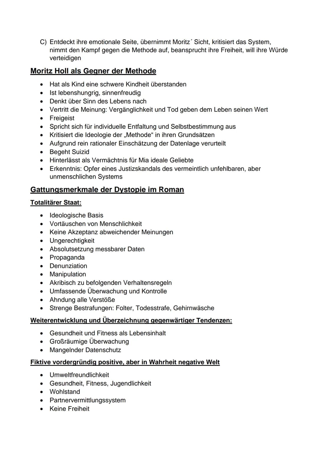 Zusammenfassung
●
●
●
• Verhandlung wird durch Journalist Heinrich Kramer unterbrochen -> interessiert am
Fall Mia Holl
•
Bürger müssen Schl