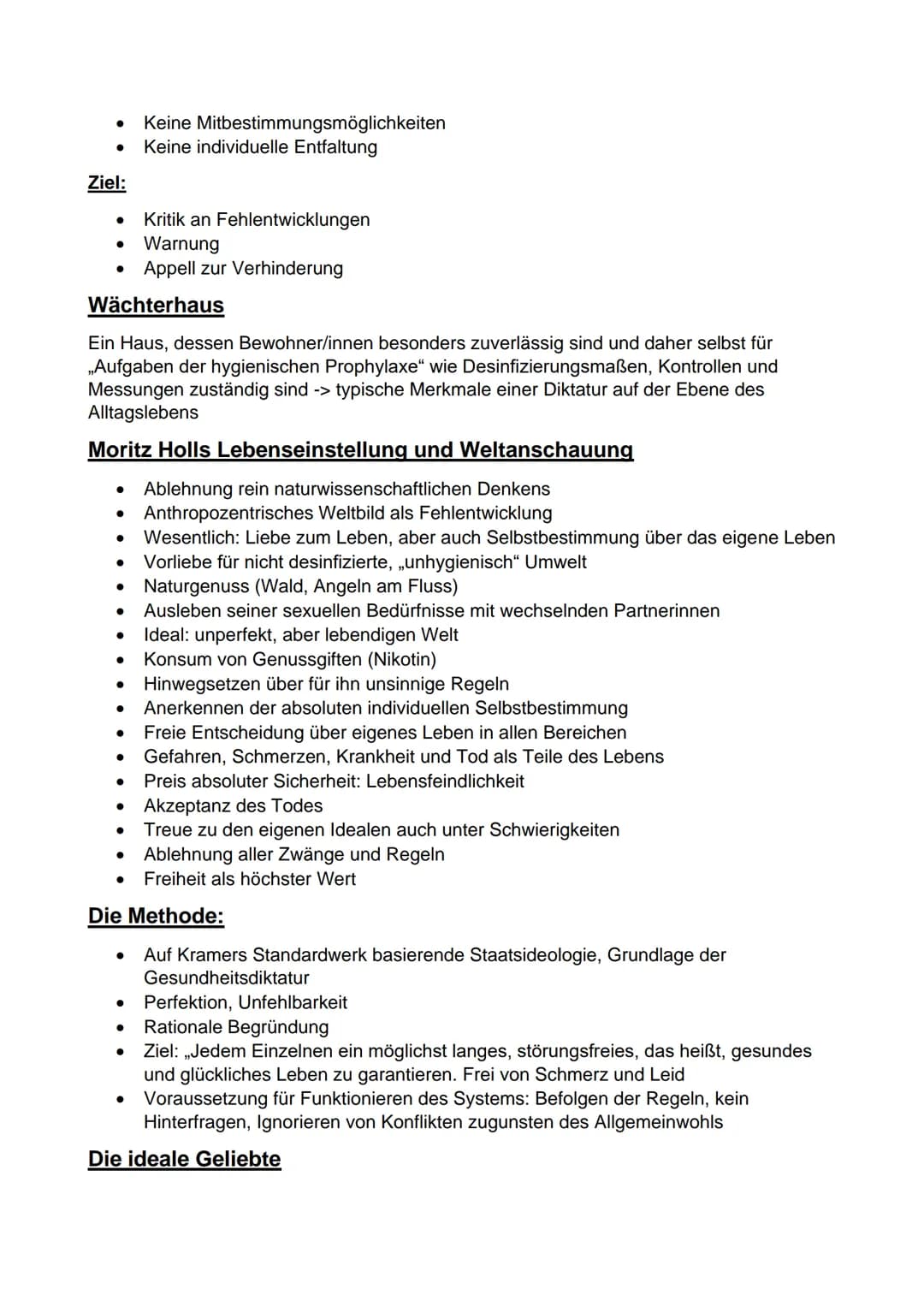 Zusammenfassung
●
●
●
• Verhandlung wird durch Journalist Heinrich Kramer unterbrochen -> interessiert am
Fall Mia Holl
•
Bürger müssen Schl