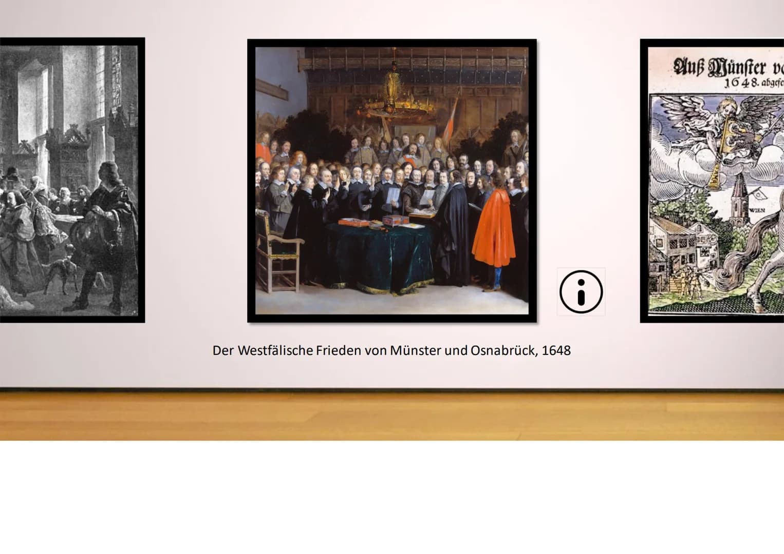 8
Der Westfälische Frieden von Münster und Osnabrück, 1648
Aluß Münster vo
1648. abgefe
WIEN 8
Inhalt
Was passierte vorher?
●
Westfälischer 