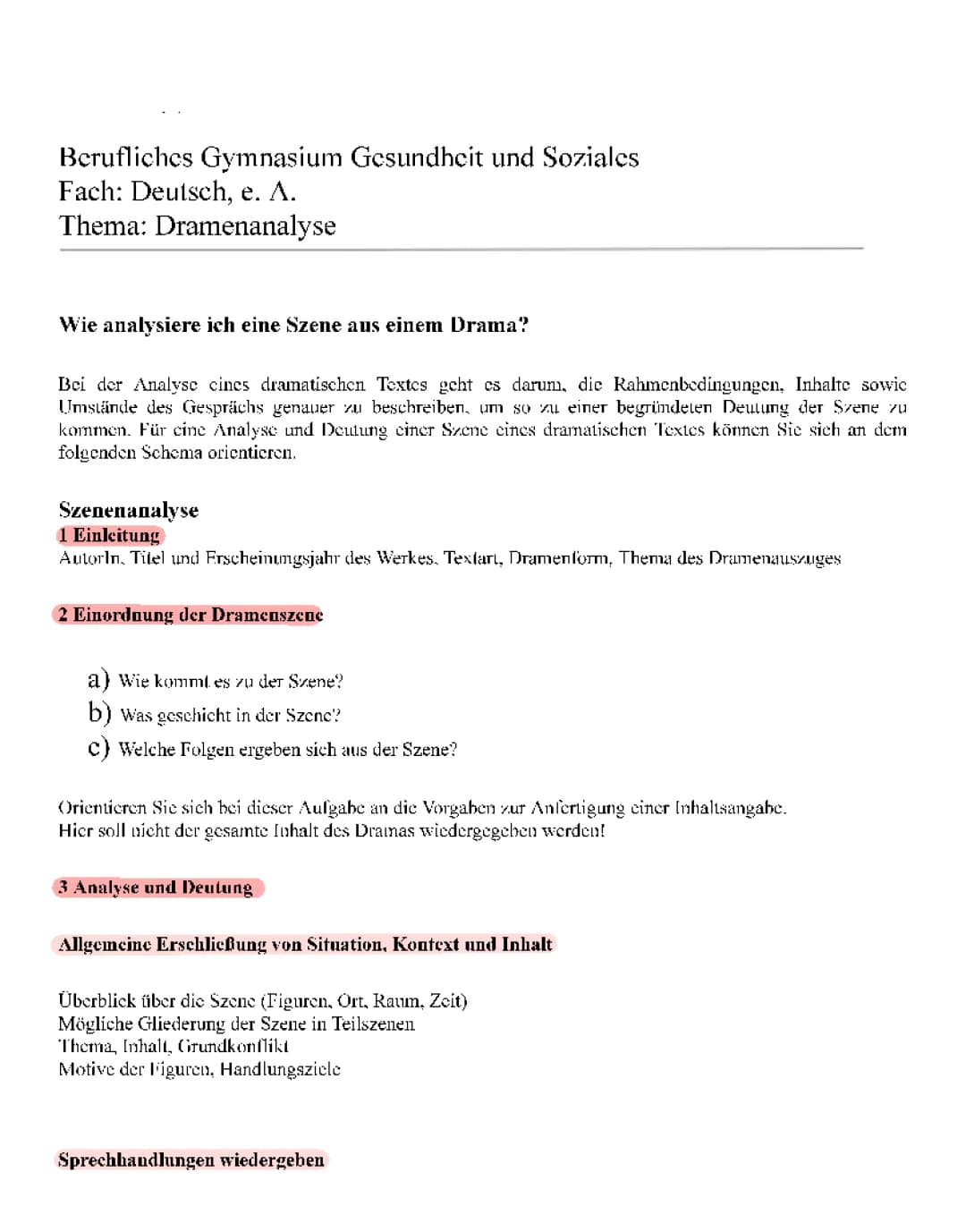 Die Physiker Dramenanalyse 