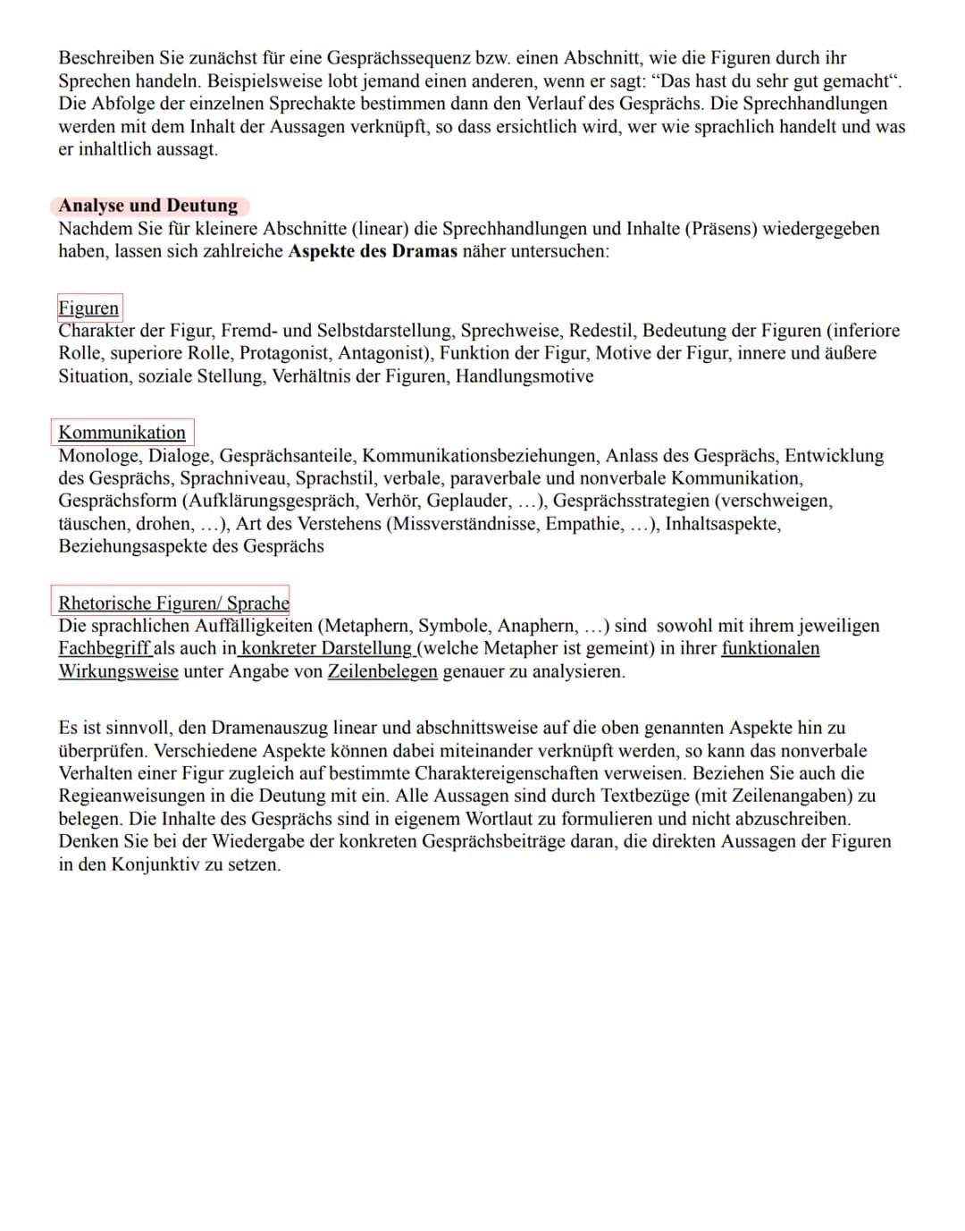 Berufliches Gymnasium Gesundheit und Soziales
Fach: Deutsch, e. A.
Thema: Dramenanalyse
Wie analysiere ich eine Szene aus einem Drama?
Bei d