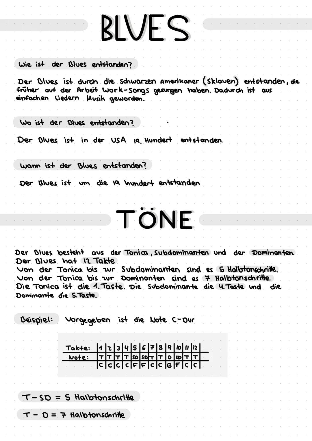 # BLVES

Wie ist der Blues entstanden?

Der Blues ist durch die Schwarzen Amerikaner (Sklaven) entstanden, die
früher auf der Arbeit Work-So