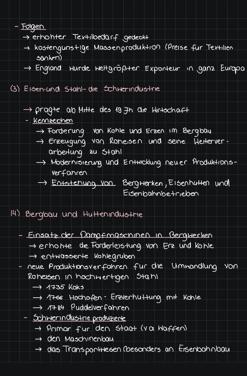 INDUSTRIALISIERUNG
Industrialisierung
Prozess innerhalb eines Staates, wahrend
Agrarstaat zu einem Industrie staat entwickelt
Industrielle R