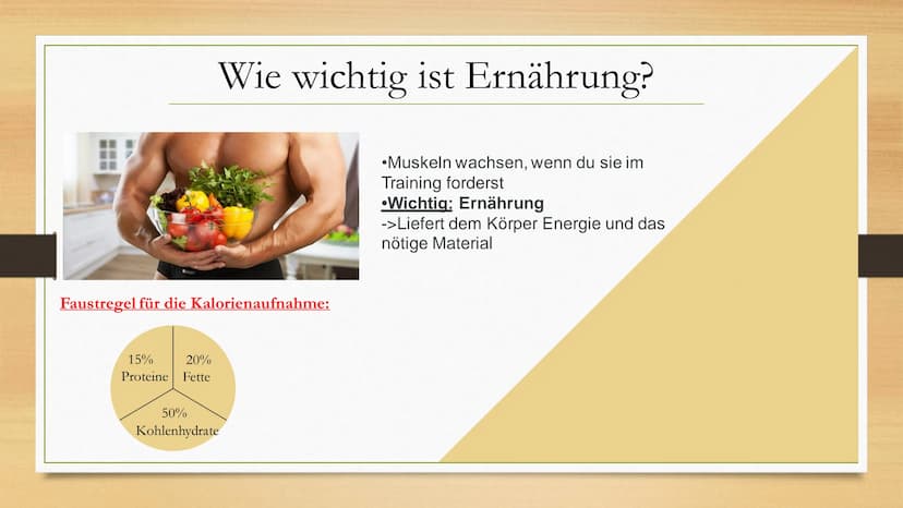65 88 89
1 12 15
Ernährung
Sport und Inhaltsverzeichnis
1. Wie wichtig ist Ernährung ?
2. Ernährung gleich Leistung?
3. Was Sportler nicht e