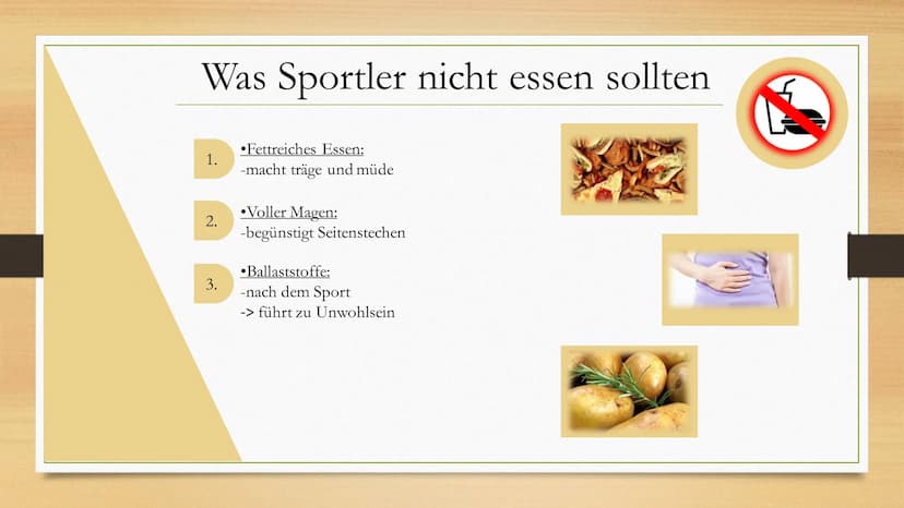 65 88 89
1 12 15
Ernährung
Sport und Inhaltsverzeichnis
1. Wie wichtig ist Ernährung ?
2. Ernährung gleich Leistung?
3. Was Sportler nicht e