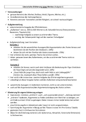 Know Aufbau literarische Erörterung mit Formulierungshilfen thumbnail