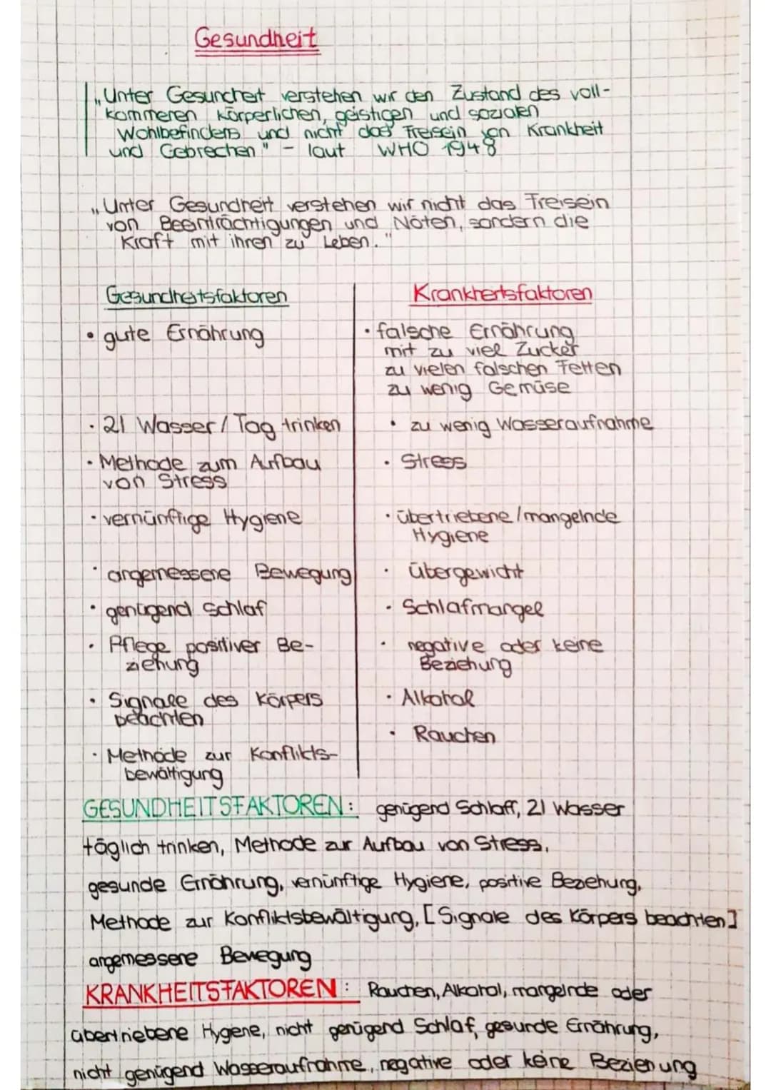 14
.
Gesundheit
.
Unter Gesunchert verstehen wir den Zustand des voll-
kommeren körperlichen, geistigen und sozialen
Wohlbefinders und nicht