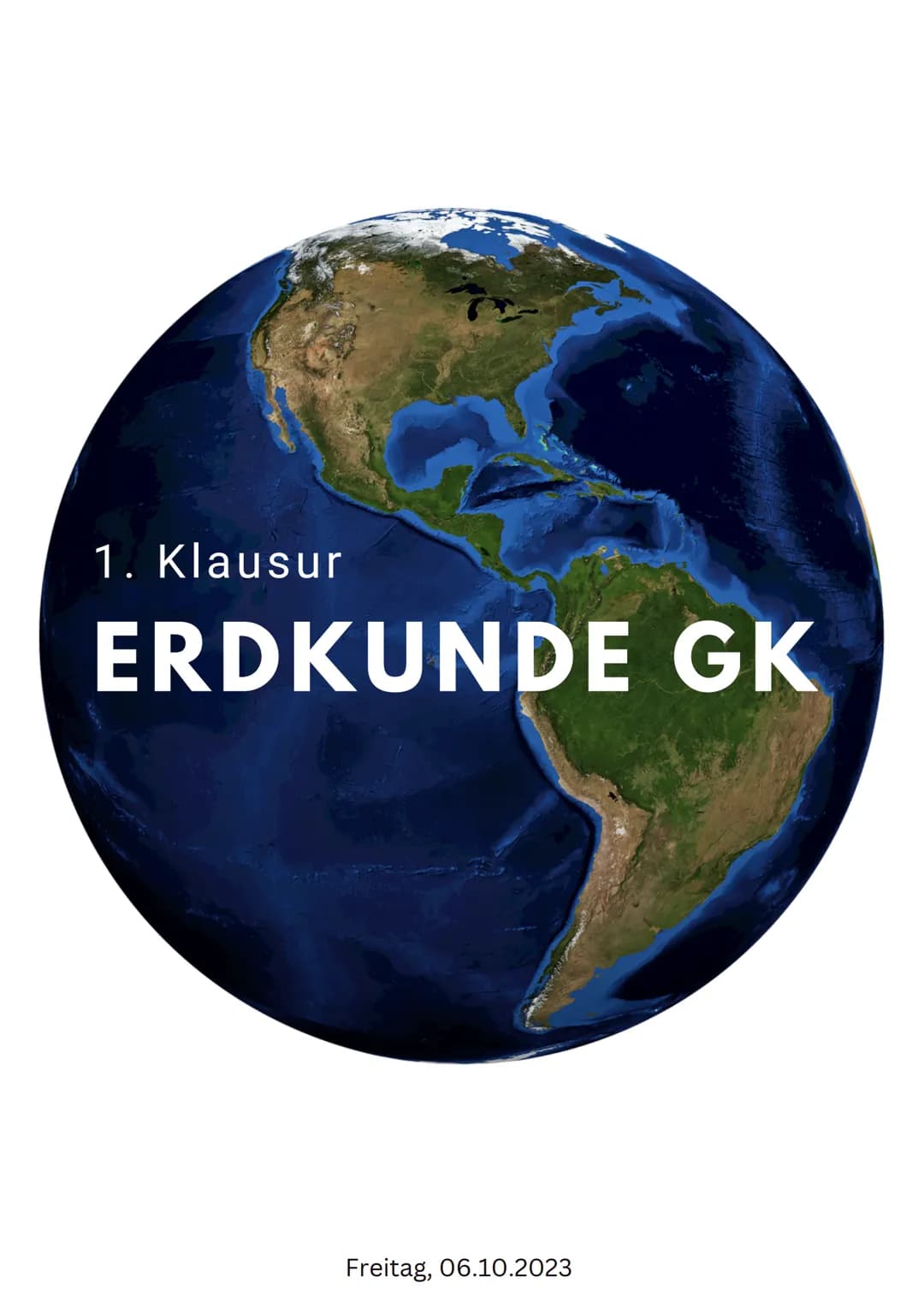 1. Klausur
ERDKUNDE GK
Freitag, 06.10.2023 KLIMATOLOGISCHE GRUNDLAGEN
Wetter:
Unter Wetter wird der augenblickliche Zustand der Atmosphäre ü