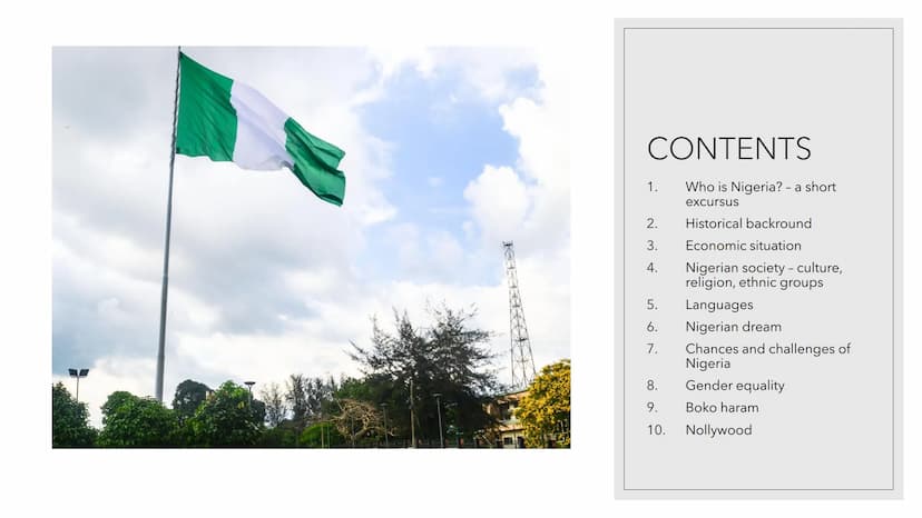 ■
NIGERIA IN A
NUTSHELL
Instagram: @birsu.ci :) CONTENTS
1.
2.
3.
4.
5.
6.
7.
8.
9.
10.
Who is Nigeria? - a short
excursus
Historical backro