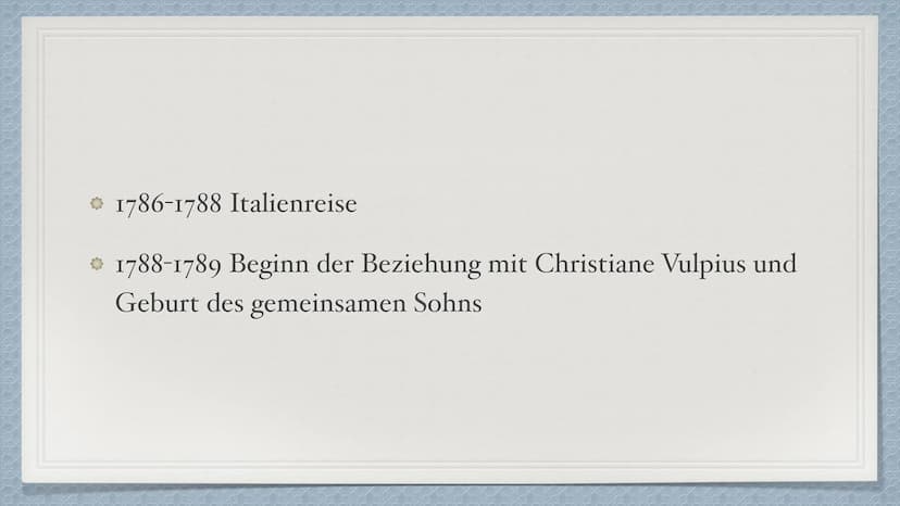 Johann Wolfgang
von Goethe
1749-1832 Kindheit und Jugend
Familie
*28. August 1749 in Frankfurt am Main
→ Eine jüngere Schwester Cornelia (di
